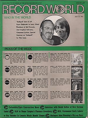 Record World July 31 1971 Larry Uttal EX 120715DBE