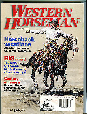 Western Horseman Magazine February 2000 Horseback Vacations EX 081216jhe