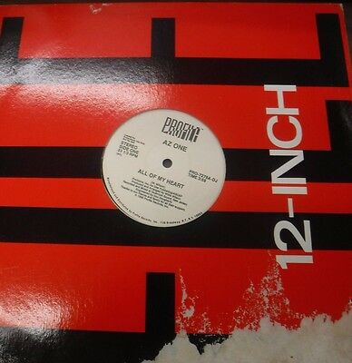 AZ ONE All of my Heart Single LP PRO-7278A-DJ Profile Records PROMO 091016LLE