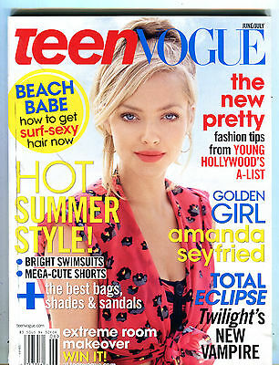 Teen Vogue Magazine June/July 2010 Amanda Seyfried EX 071216jhe