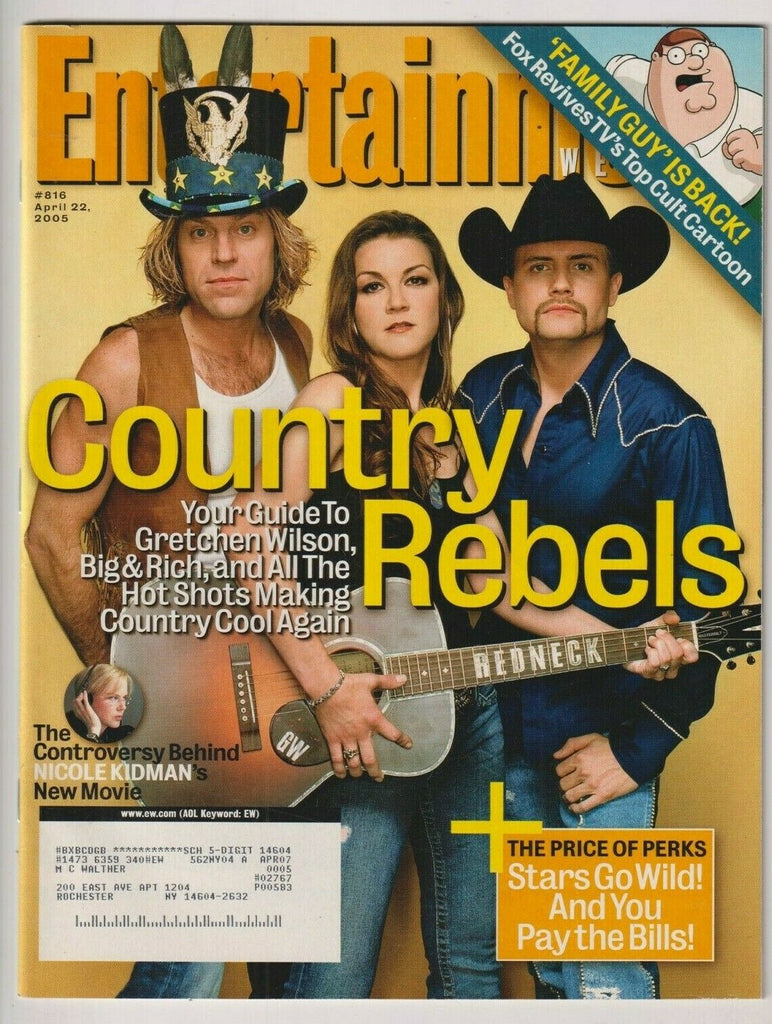 Entertainment Weekly Gretchen Wilson Big & Rich April 22, 2005 102319nonr