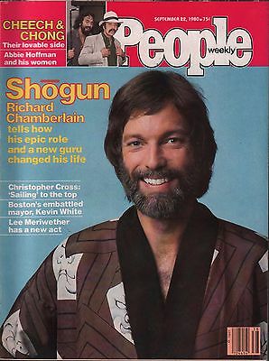 People Weekly September 22 1980 Richard Chamberlain, Cheech & Chong VG 021016DBE