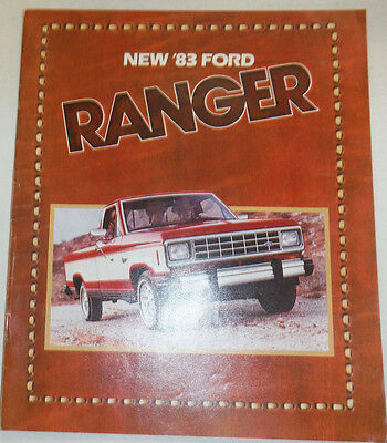 Ford Ranger Magazine New Sizes 1983 122614R
