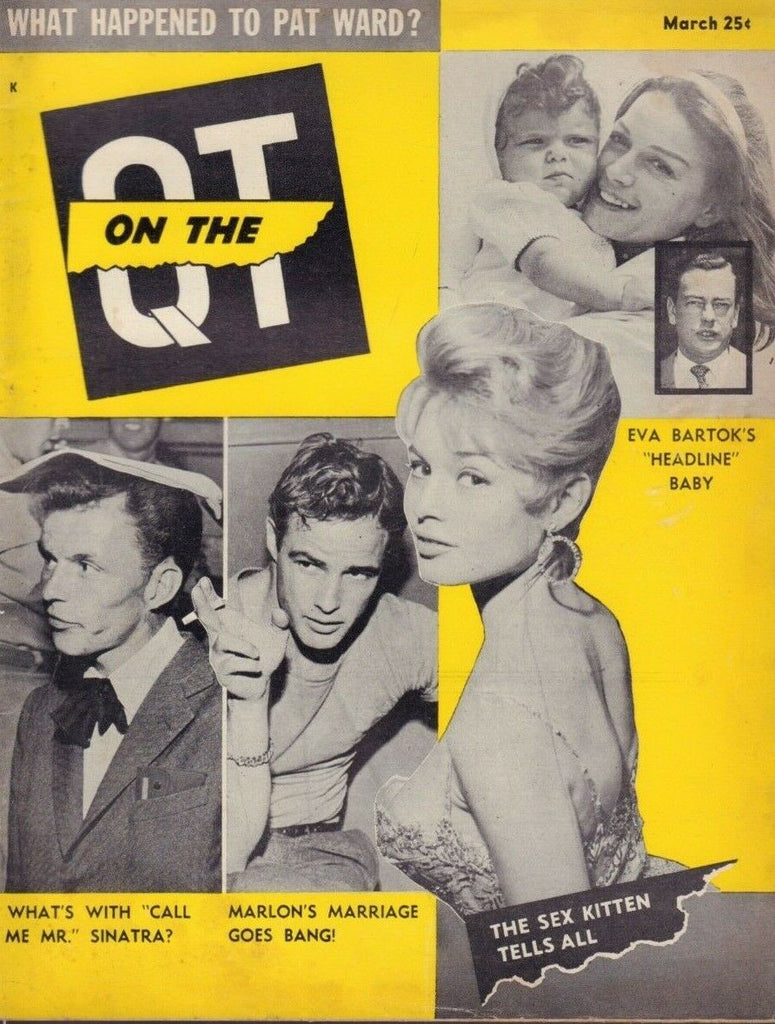 On The Q.T. March 1959 Marlon Brando Pat Ward Eva Bartok 012519DBE