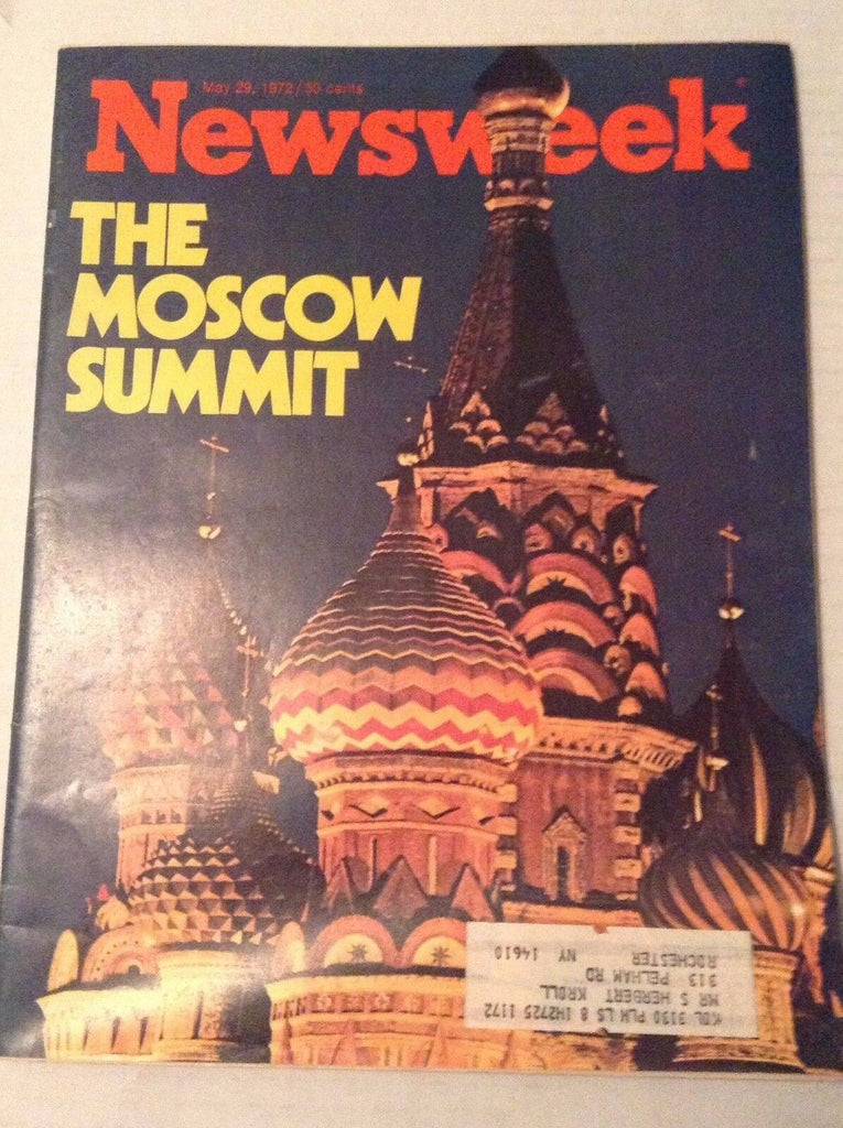 Newsweek Magazine The Moscow Summit May 29, 1972 101216R2
