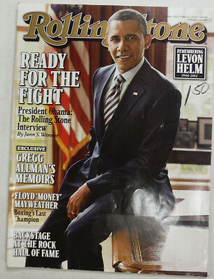 Rolling Stone Magazine Barack Obama Gregg Allman May 2012 NO ML 051115R