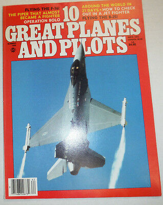 10 Great Planes And Pilots Magazine Flying The F-16 Summer 1986 041015R