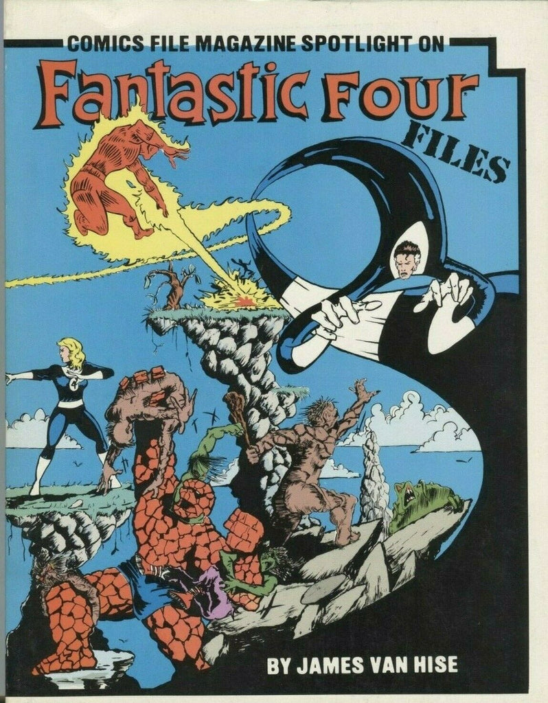 Comics File Magazine Spotlight on Fantastic four Files James Van Hise 061920DBE