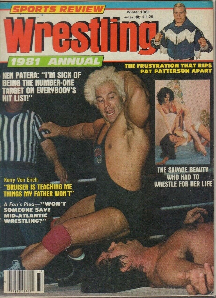 Sports Review Wrestling 1981 Annual Winter 1981 Ken Patera Patterson 022019DBE