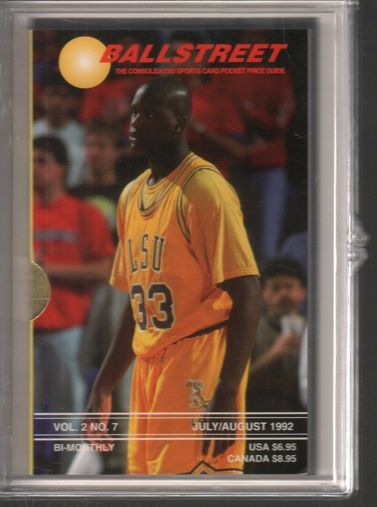 Ballstreet Journal July/August 1992 Shaquille O'Neal LSU NEW 101619AME4