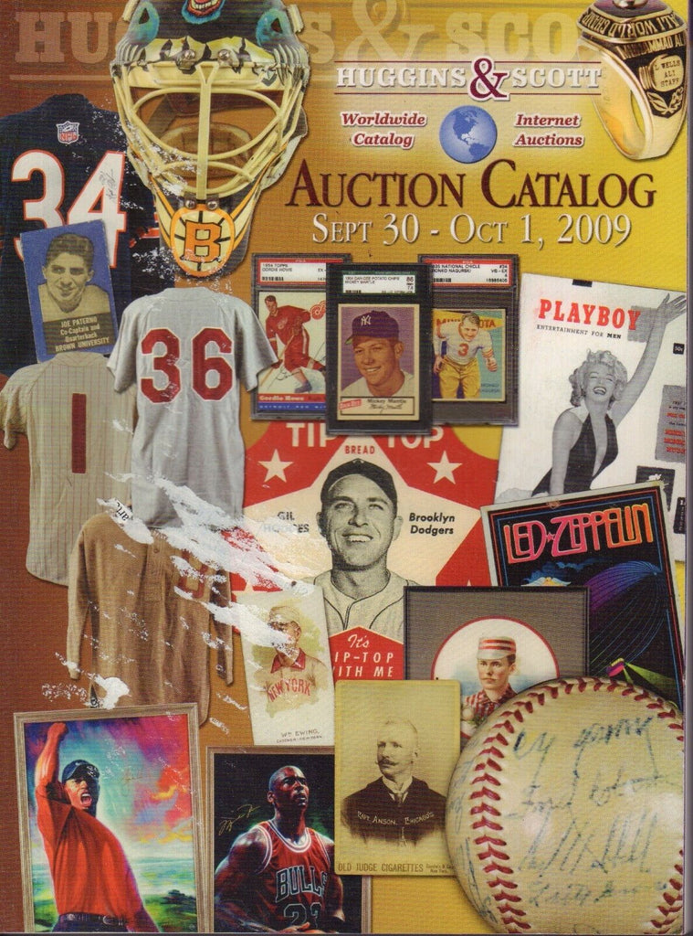 Huggins & Scott 2009 Tiger Woods Mickey Mantle Auction Catalog 082317nonjhe