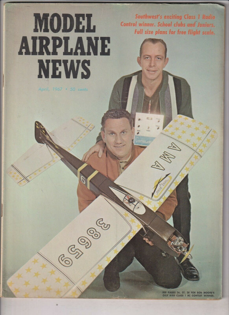 Model Airplane News Mag Bob Moore & Buddy Bramer April 1967 040420nonrh