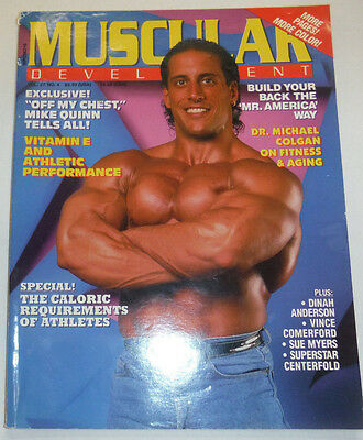 Muscular Development Magazine Mike Quinn Dinah Anderson April 1990 120214R2