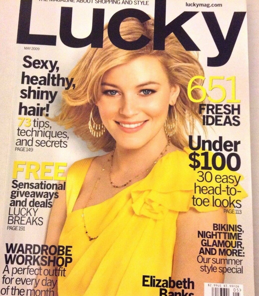 Lucky Magazine Elizabeth Banks 651 Fresh Ideas May 2009 NO ML 072617nonrh2