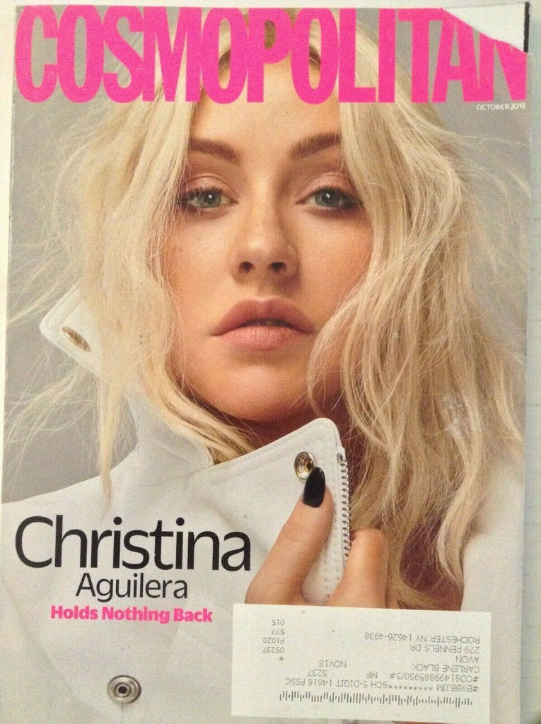 Cosmopolitan Magazine Christina Aguilera Holds Nothing October 2018 022019nonrh