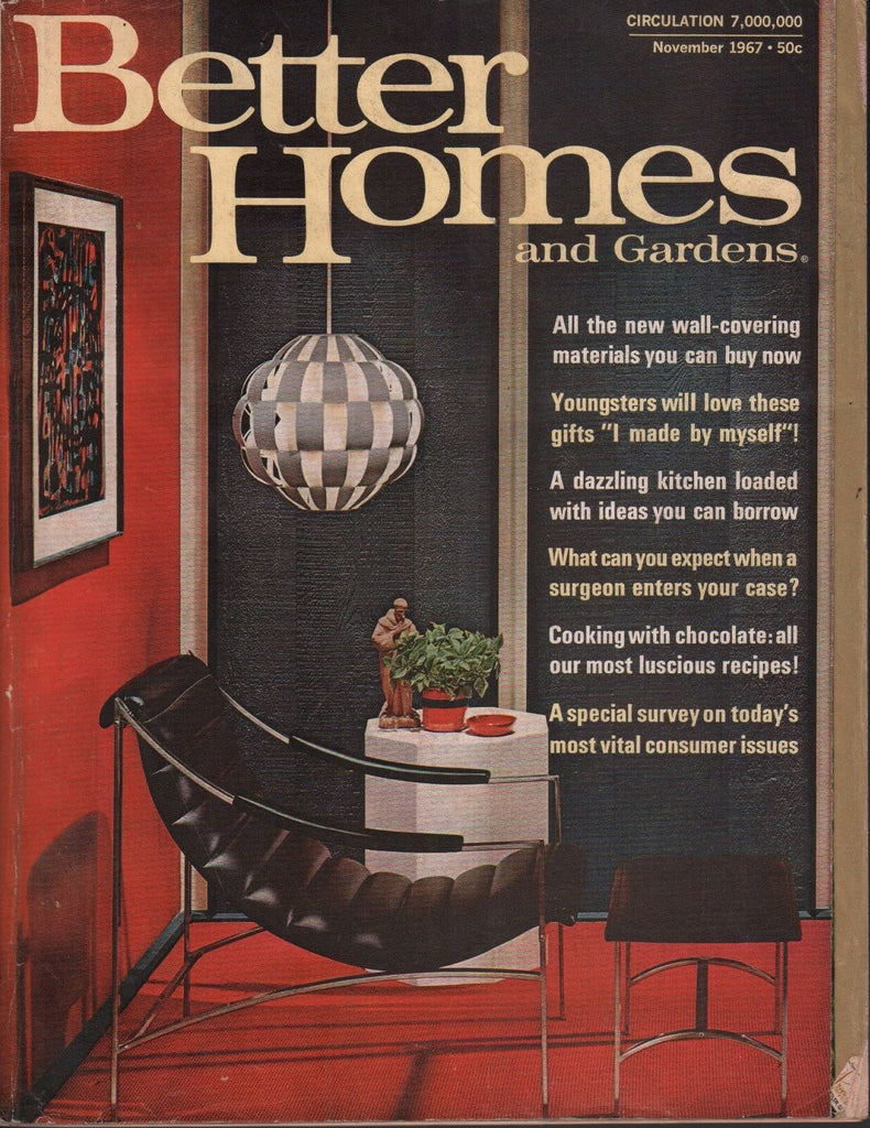 Better Homes & Gardens November 1967 Homemad Gifts,Dazzling Kitchen 072717nonDBE
