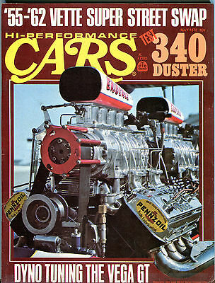 Hi-Performance Cars Magazine May 1972 340 Duster VGEX 062116jhe