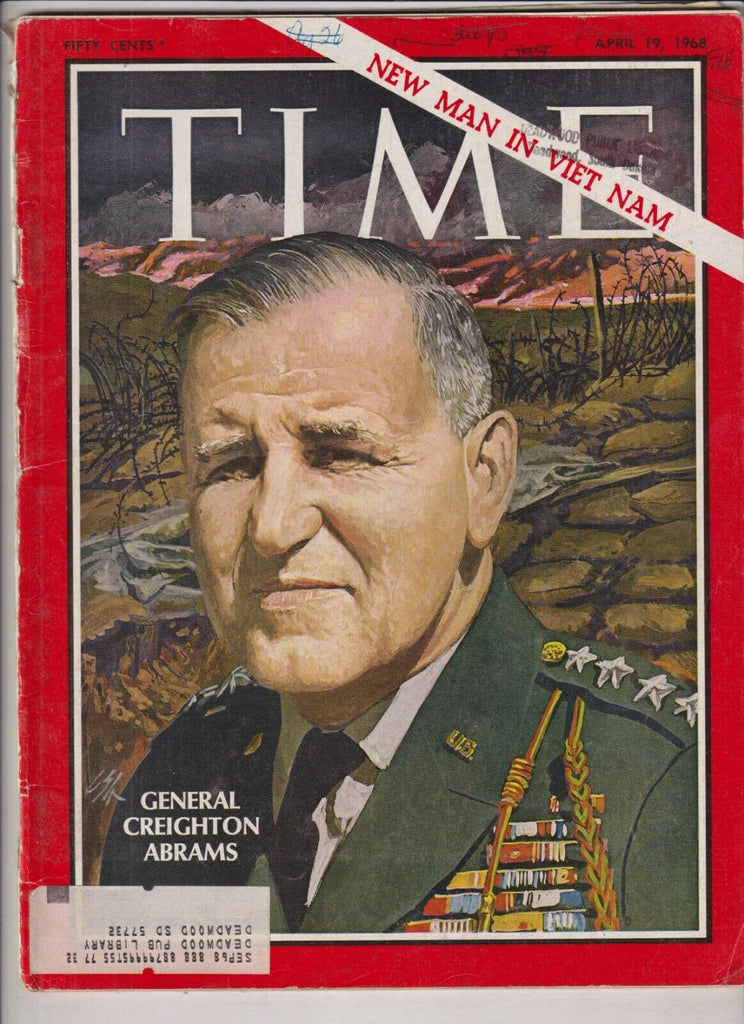 Time Mag General Creighton Abrams April 19, 1968 021720nonr