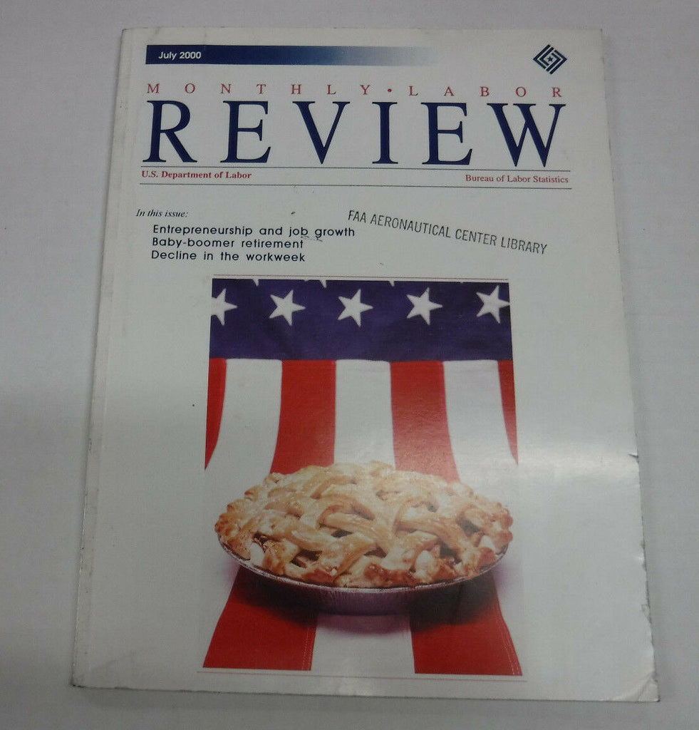 Monthly Labor Review Magazine Entrepreneurship July 2000 FAL FAA 102016R