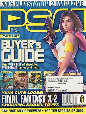 PSM 2002 Holiday Final Fantasy X-2, Mortal Kombat w/ML VG 070816DBE2