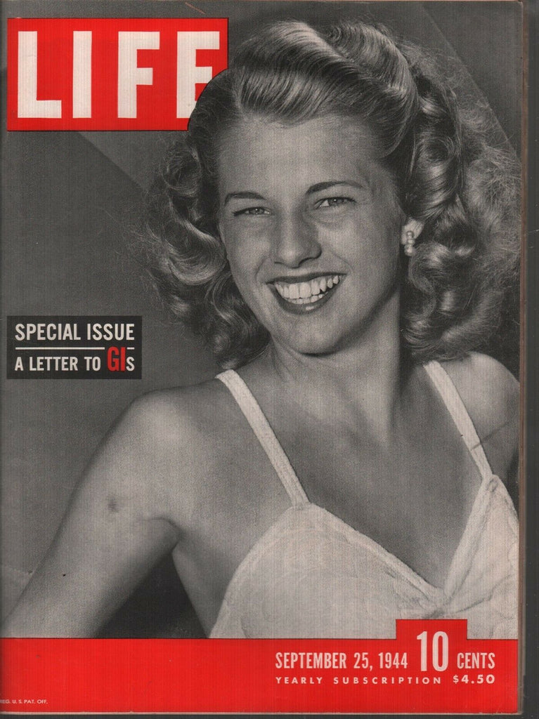 Life September 25 1944 Special Issue Letter to GI's WWII Vintage Ads 081919AME