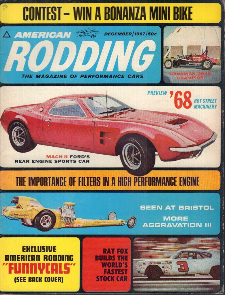American Rodding Magazine Mach II Ford's Sports Car December 1967 021218nonr