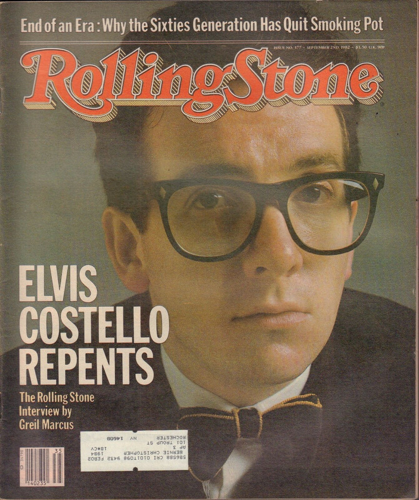 Rolling Stone September 2 1982 Elvis Costello w/ML 122016DBE