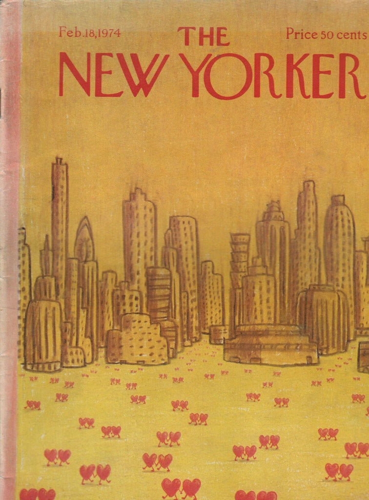 The New Yorker February 18 1974 Robert Weber's New York City 121819AME