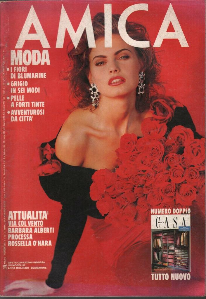 Amica Italian Fashion Magazine October 28 1991 Barbra Alberti 011321ame