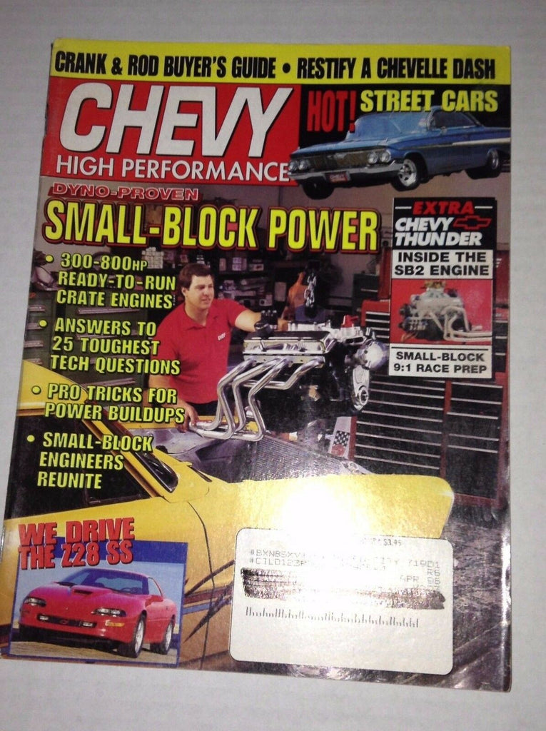 Chevy High Performance Magazine Small-Block Power April 1996 030517NONRH