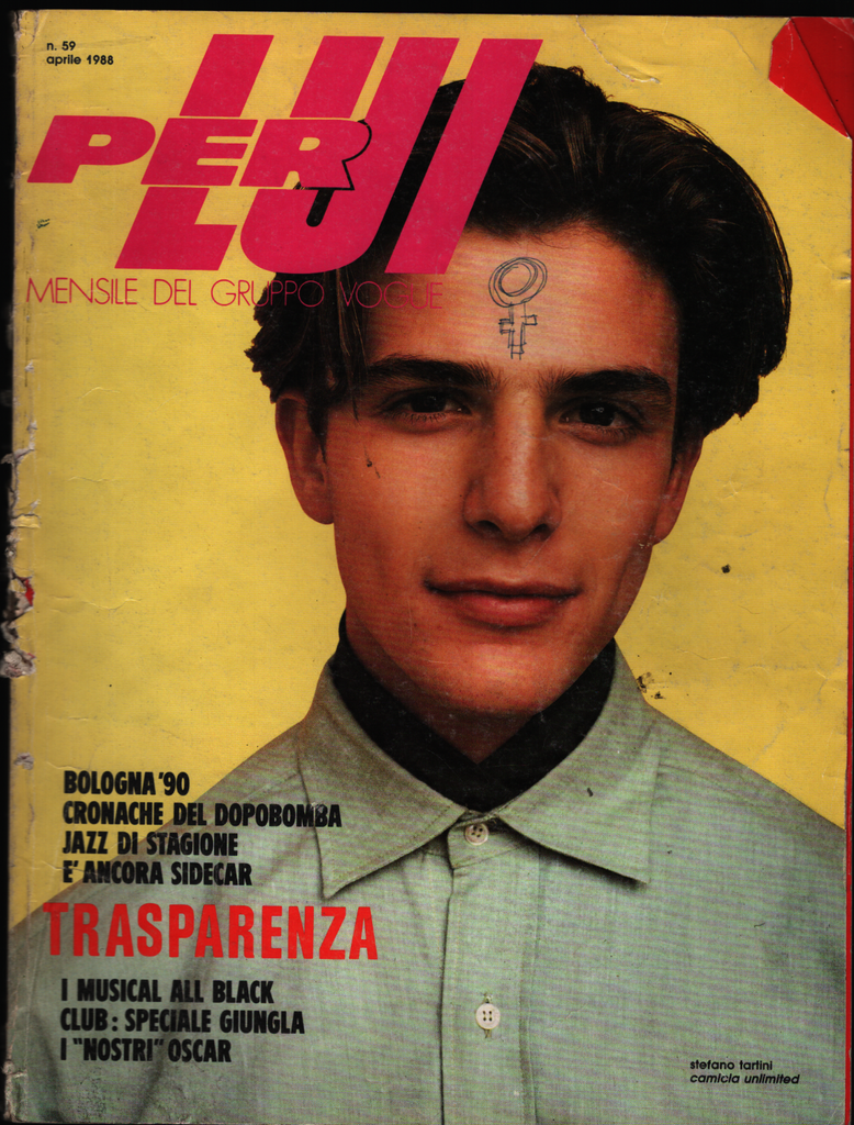 Per Lui Italian Fashion Magazine April 1988 Stefano Tartini 022321ame