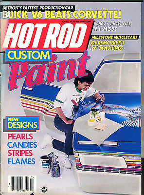 Hot Rod Magazine May 1986 Custom Paint Buick Corvette VGEX 020216jhe