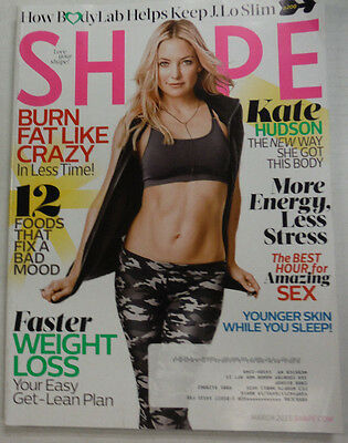 Shape Magazine Kate Hudson & Faster Weight Loss March 2015 051615R2