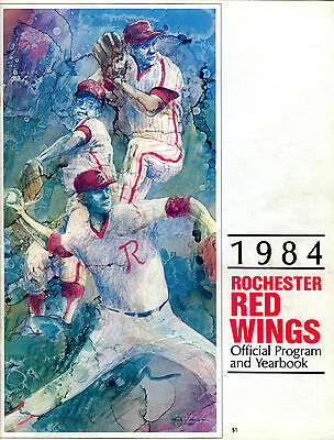 1984 Rochester Red Wings Official Program and Yearbook EX 042116jhe