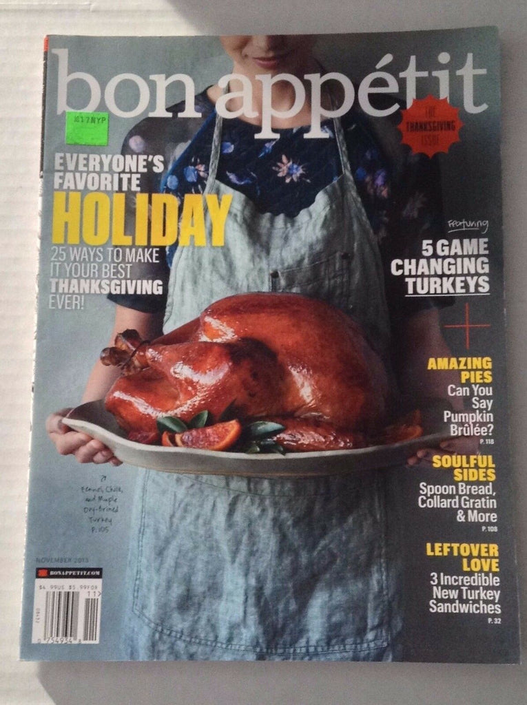 Bon Appetit Magazine Thanksgiving 25 Recipes November 2013 121916rh