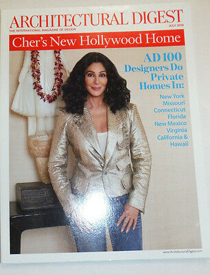 Architectural Digest Magazine Cher's New Hollywood Home July 2010 100914R