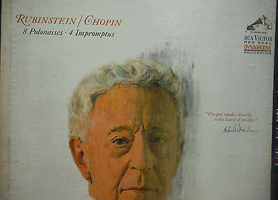 CHOPIN / RUBENSTEIN 8 Polonaises 4 Impromptus 33RPM 050616 TLJ