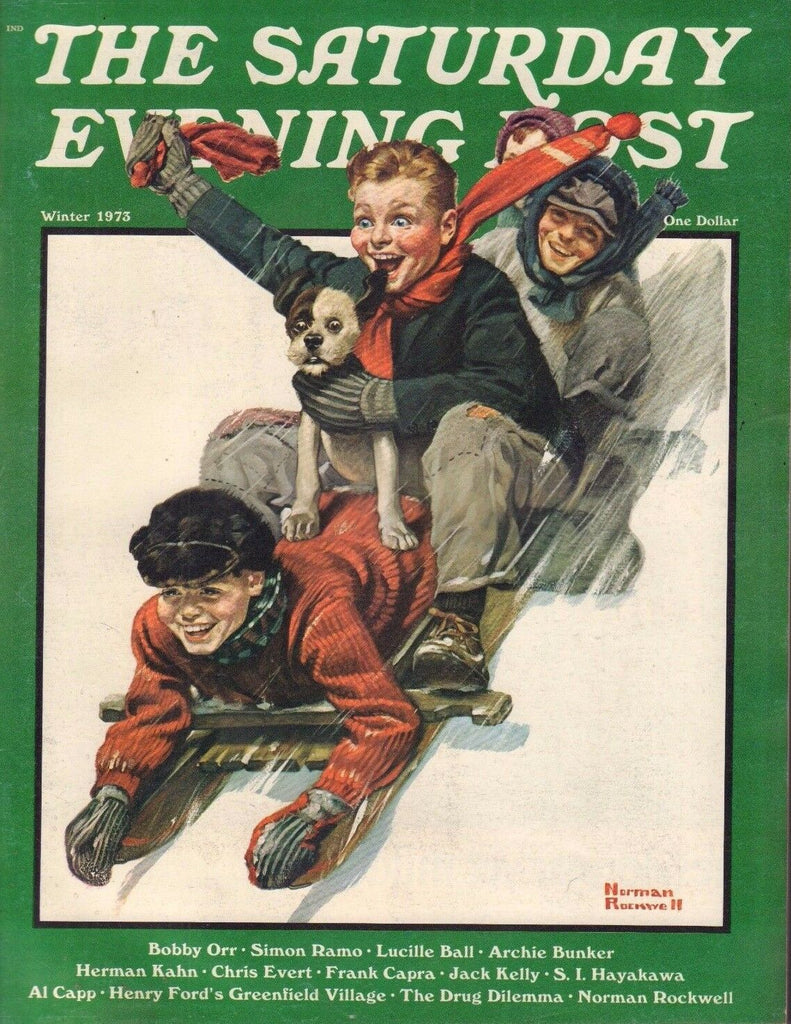 The Saturday Evening Post Winter 1973 Frank Capra, Norman Rockwell 051017nonDBE2
