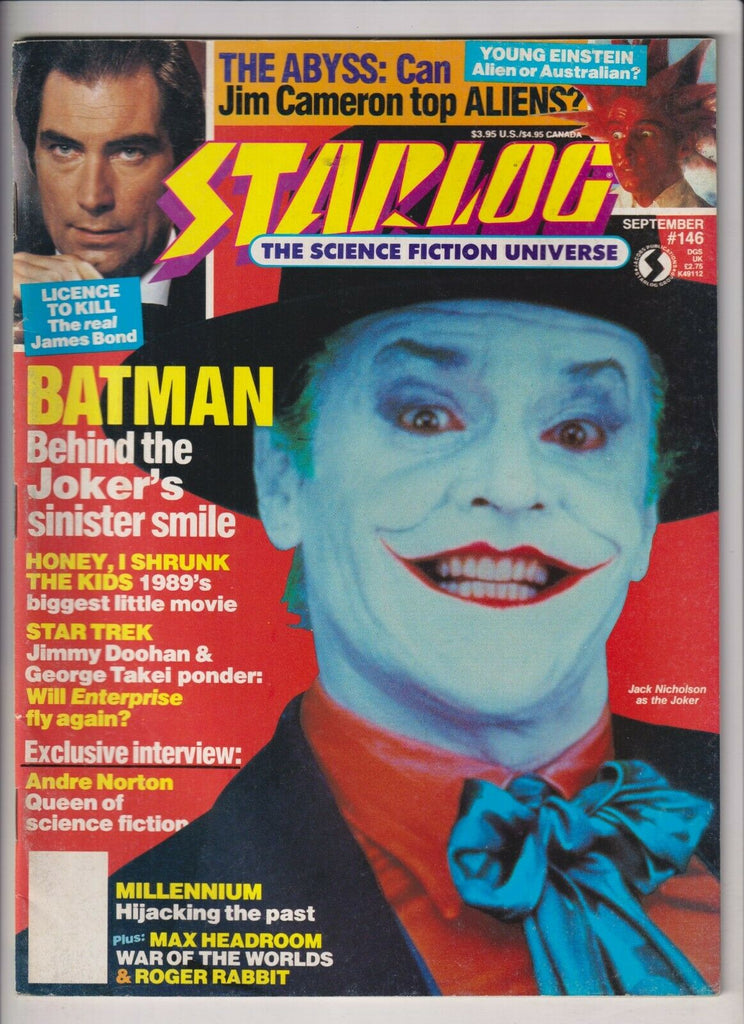 Starlog Mag Batman Jack Nicholson Jimmy Doohan September 1986 121319nonr