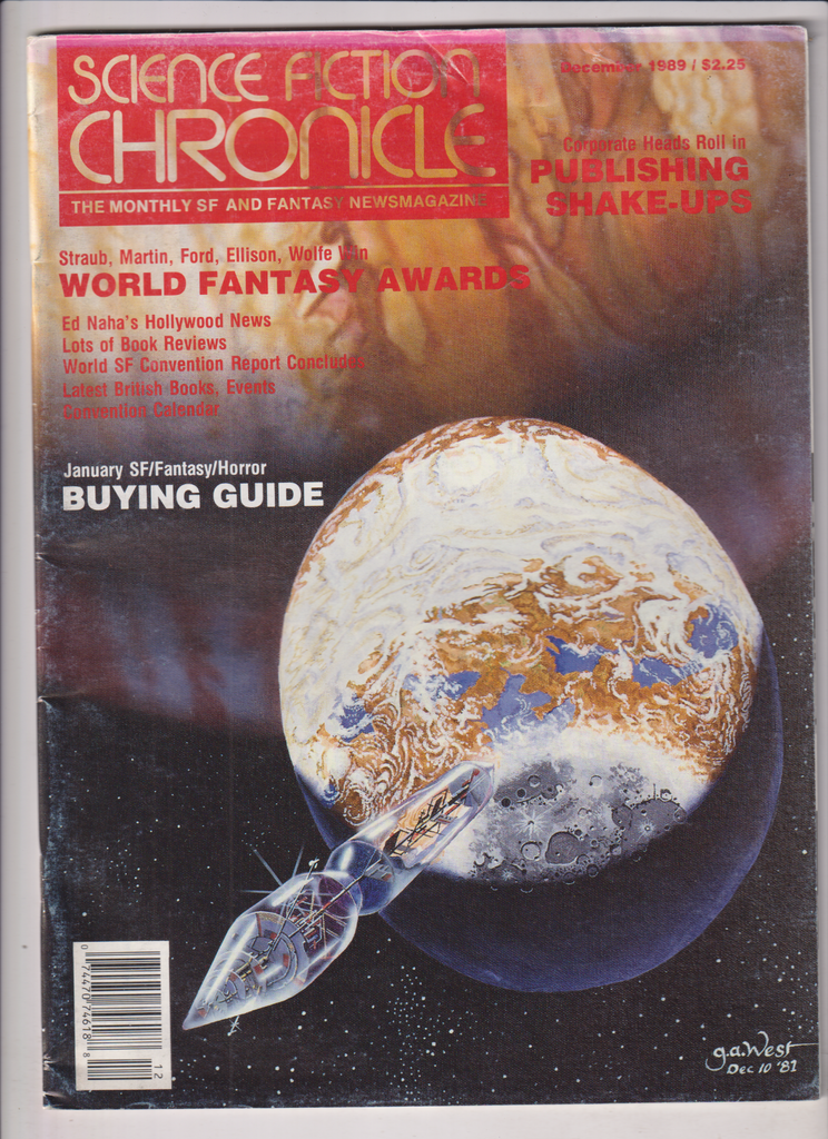 Science Fiction Chronicle Mag World Fantasy Awards December 1989 121919nonr