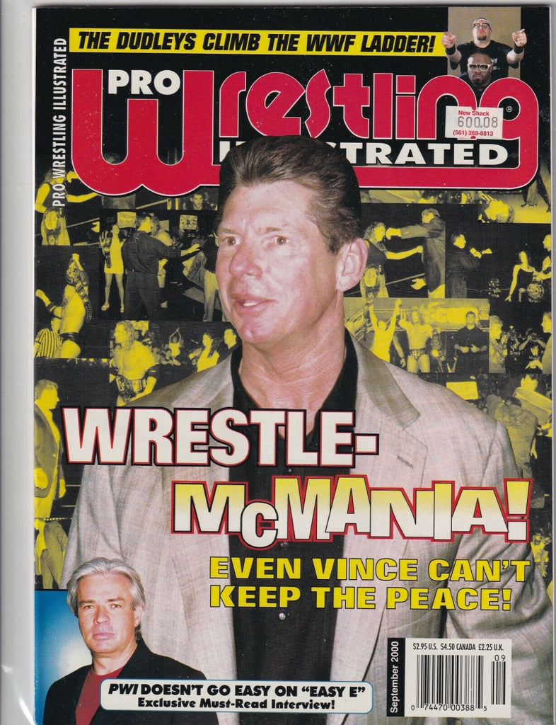 Pro Wrestling Illustrated Vince McMahon The Dudleys September 2000 061419nonr