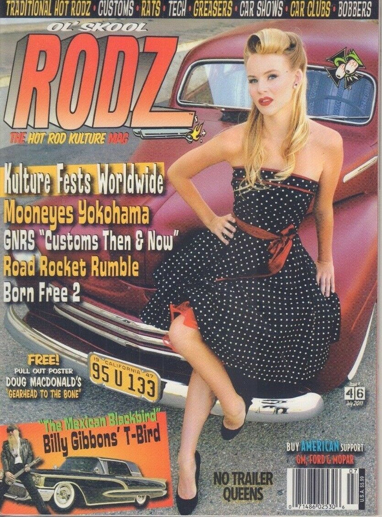 Ol' Skool Rodz Magazine Mooneyes Yokohama Doug Macdonalds July 2011 011818nonr