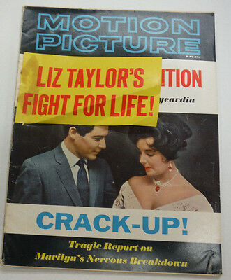 Motion Picture Magazine Elizabeth Taylor & Marilyn's Breakdown May 1961 062615R