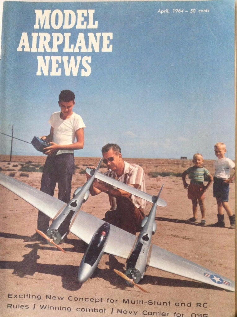 Model Airplane News Magazine Bolero & Mauler April 1964 082817nonrh