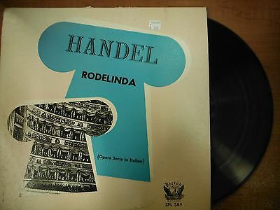 33 RPM Vinyl Handel Rodelinda In Italian Period Records SPL589 LP 031115SM