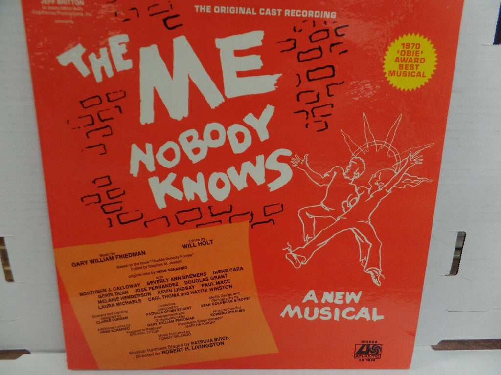 Original Cast Recording of The Me nobody Knows Atlantic SD-11566 33rpm 110316DBE