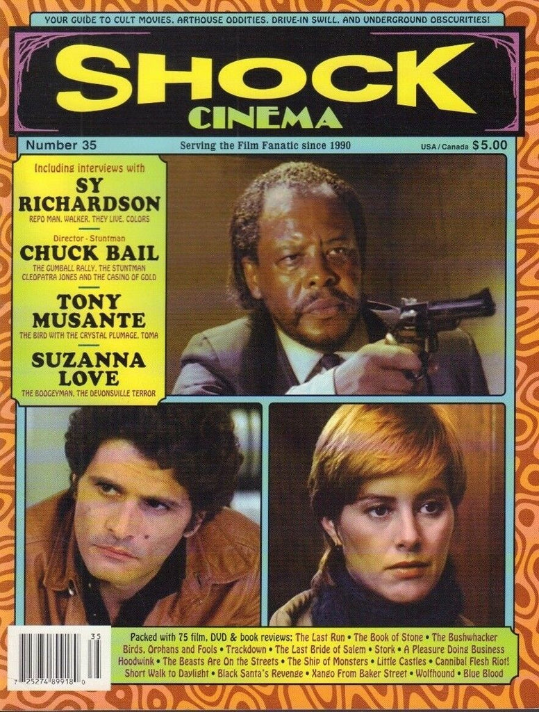 Shock Cinema #35 Sy Richardson Chuck Bail Tony Musante 022818DBE