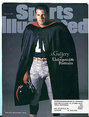 Sports Illustrated Magazine July 21 1997 Frank Gifford EX 031716jhe