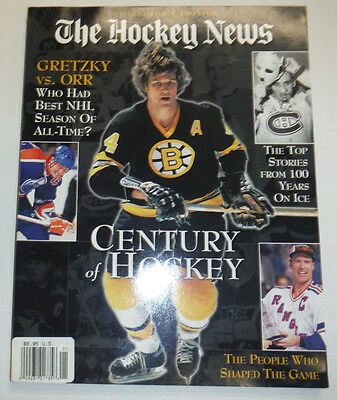 The Hockey News Magazine Century Of Hockey Gretzky Vs Orr 2000 121314R