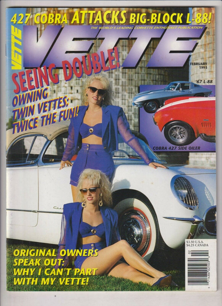 Vette Mag 427 Cobra & Owners Speak Out February 1993 022420nonr